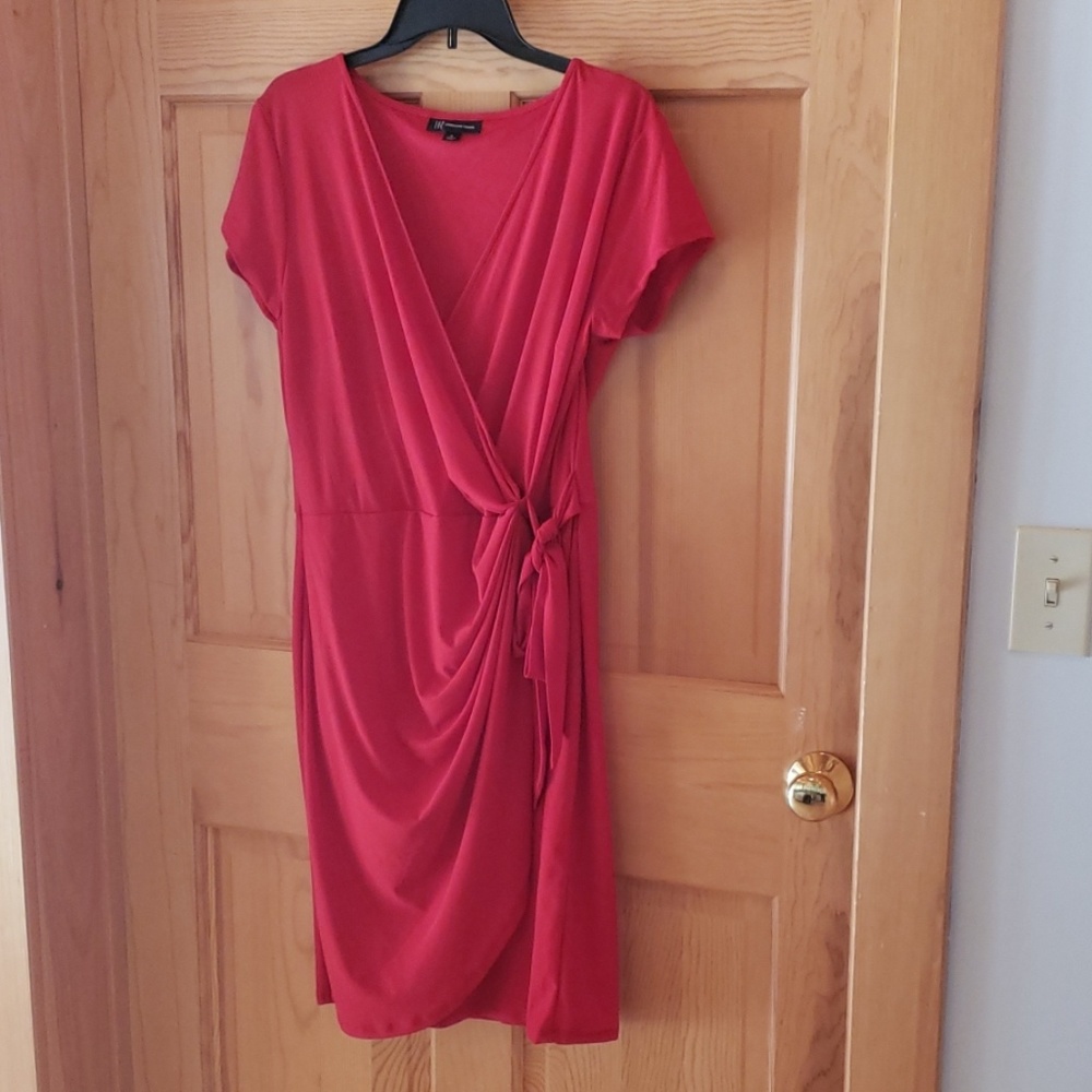 Red cocktail dress